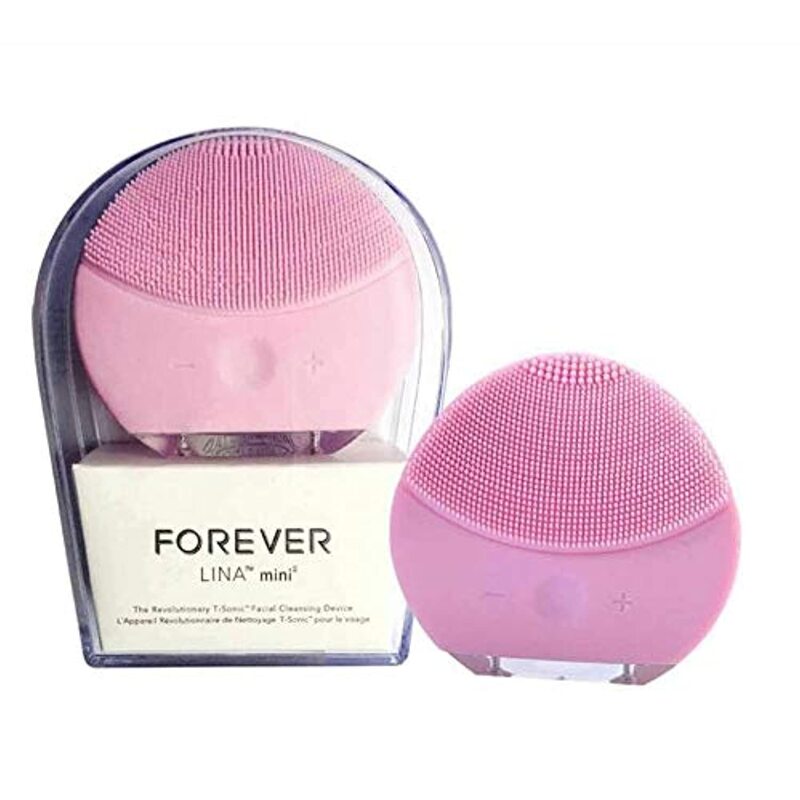 Forever Lina Mini Silicon Facial Cleansing Device Light Pink